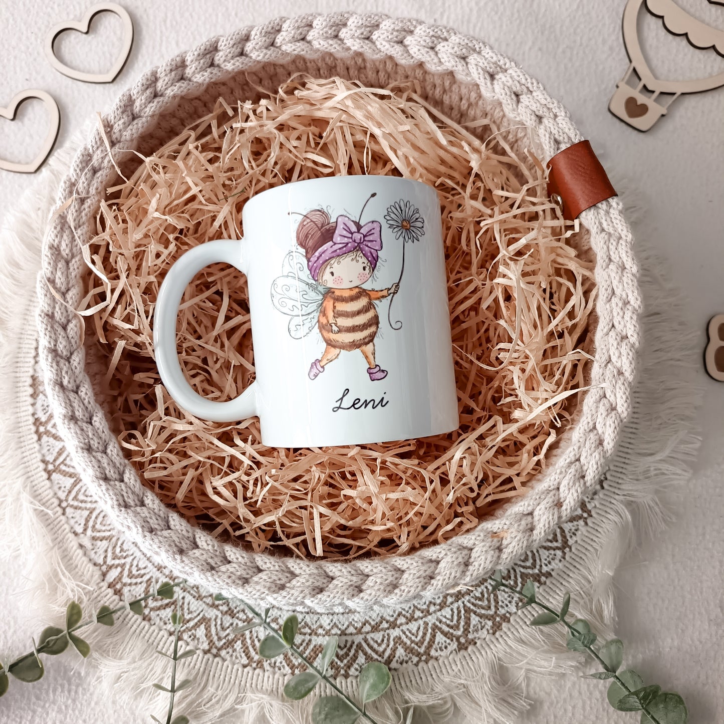 Tasse "Bienenmadl" - personalisierbar (5 Schriftarten)