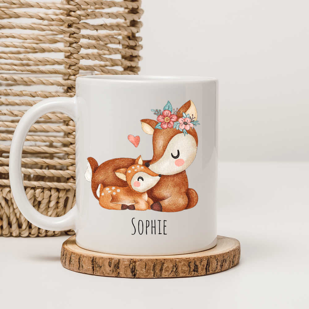 Tasse "Mamaliebe" - personalisierbar (5 Schriftarten)