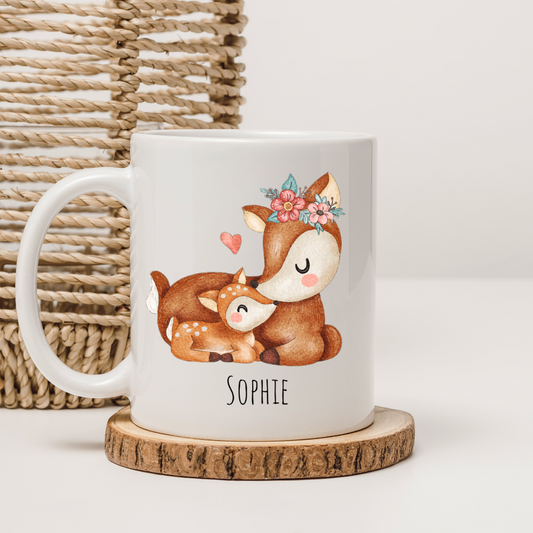 Tasse "Mamaliebe" - personalisierbar (5 Schriftarten)