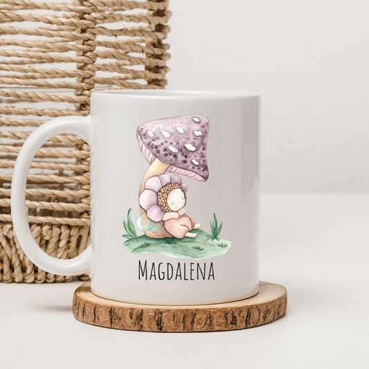 Tasse "Verträumte Fee" -  personalisierbar (5 Schriftarten)