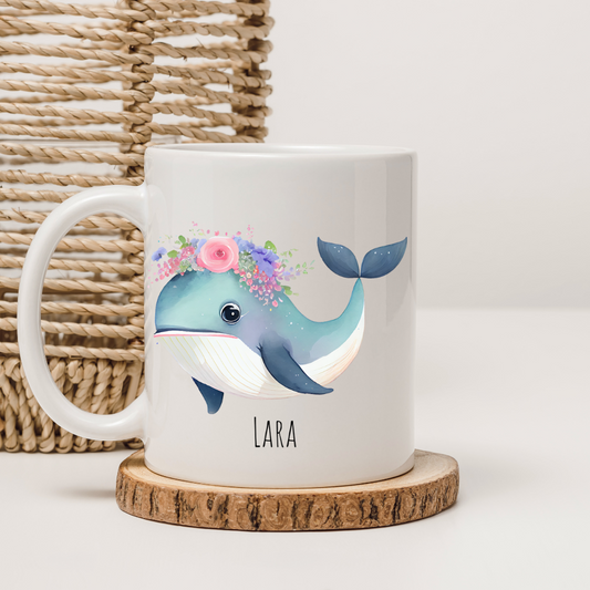 Tasse "Wal" -  personalisierbar (5 Schriftarten)