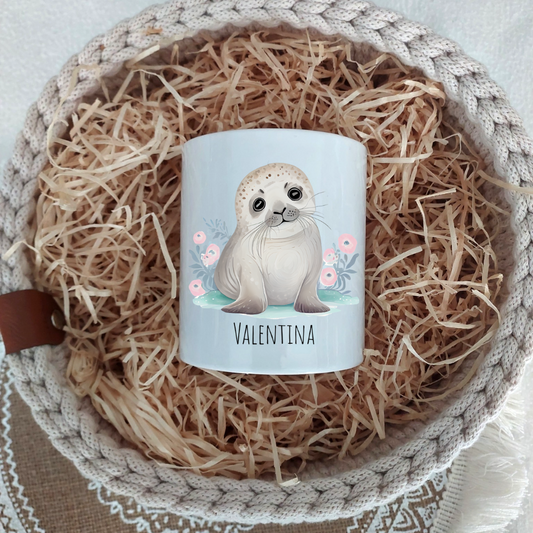 Spardose "Robbe" - personalisierbar (5 Schriftarten)