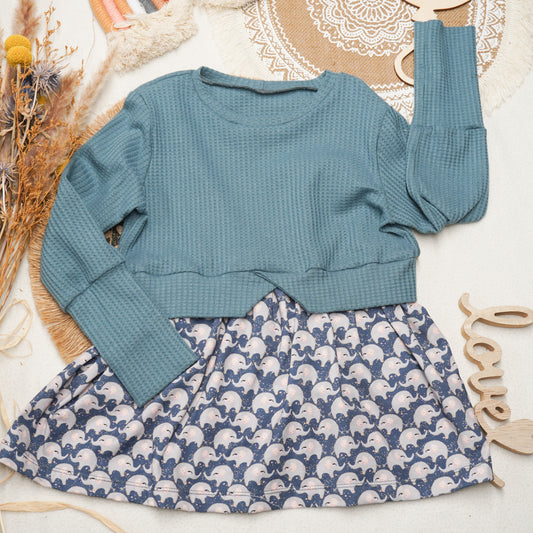 Girly SWEATER Gr. 56 - 158 (individuelle Stoffauswahl)
