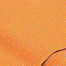 Pünktchen orange/weiß