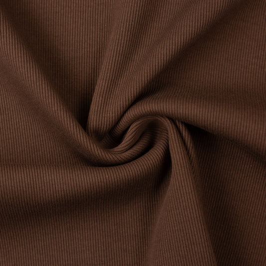 Rippbündchen TESSA - braun (Swafing) - 0,5m