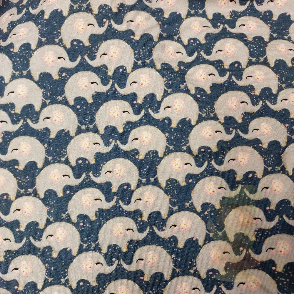 Baumwolljersey ’Elefantenparade’ - 0,5m