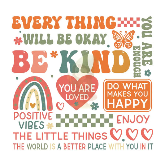 Bügelbild ’Affirmationen’
