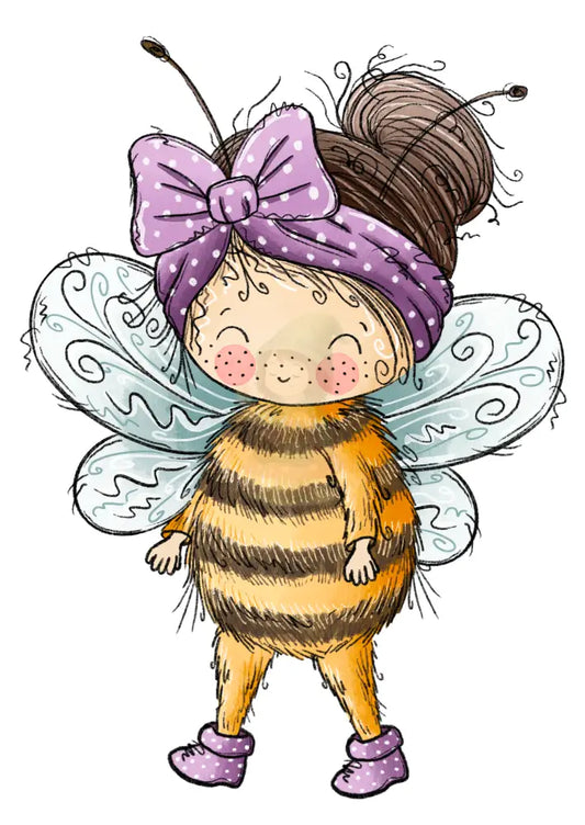 Bügelbild ’Bienen Madel’