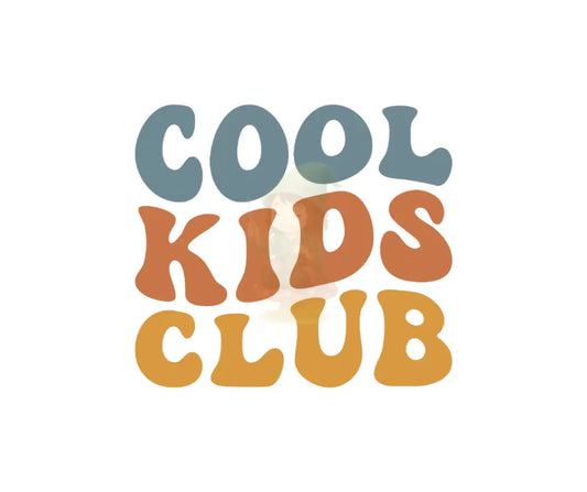 Bügelbild ’Cool Kids Club’