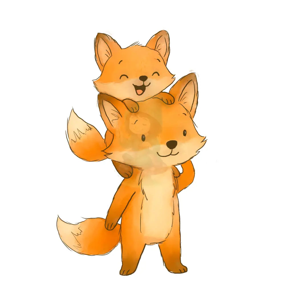 Bügelbild ’Füchse’