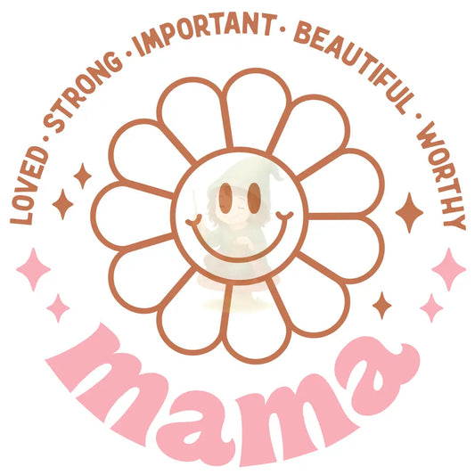 Bügelbild ’Mama Blume’
