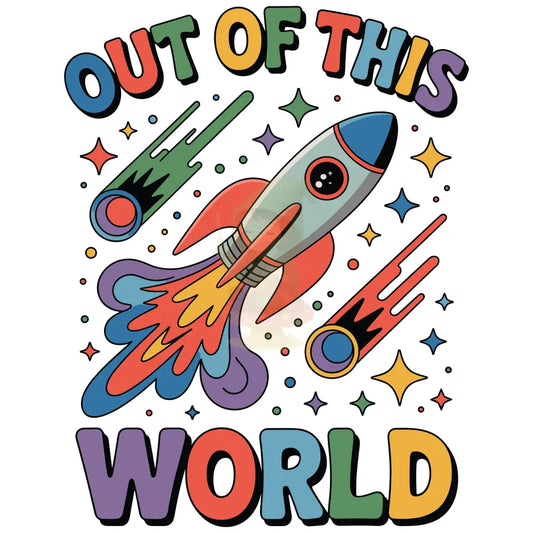 Bügelbild ’Out of this world’
