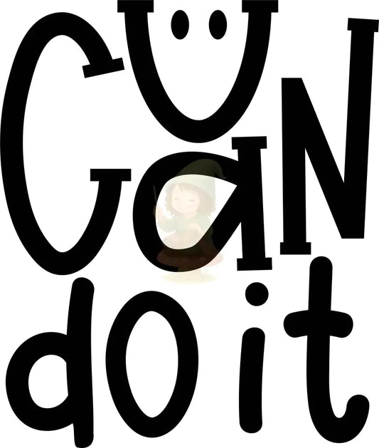 Bügelbild ’U can do it’