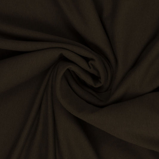 Baumwolljersey VANESSA -dunkelbraun (Swafing) - 0,5m
