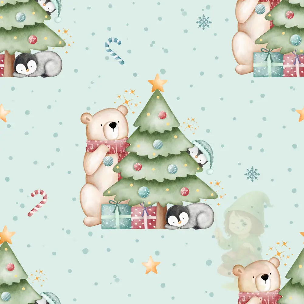 EP French Terry ’Weihnachten’ - exklusives Eigendesign - 0,5m