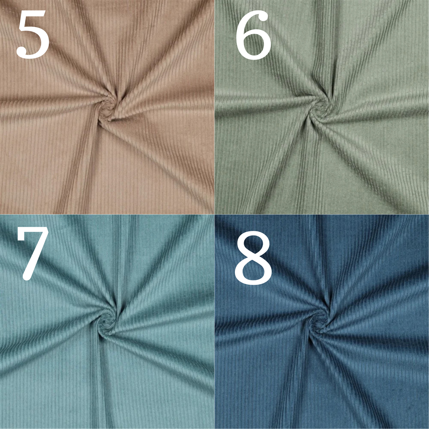 Karottenhose aus Breitcord Gr. - 74 - 164 (individuelle Farbauswahl)