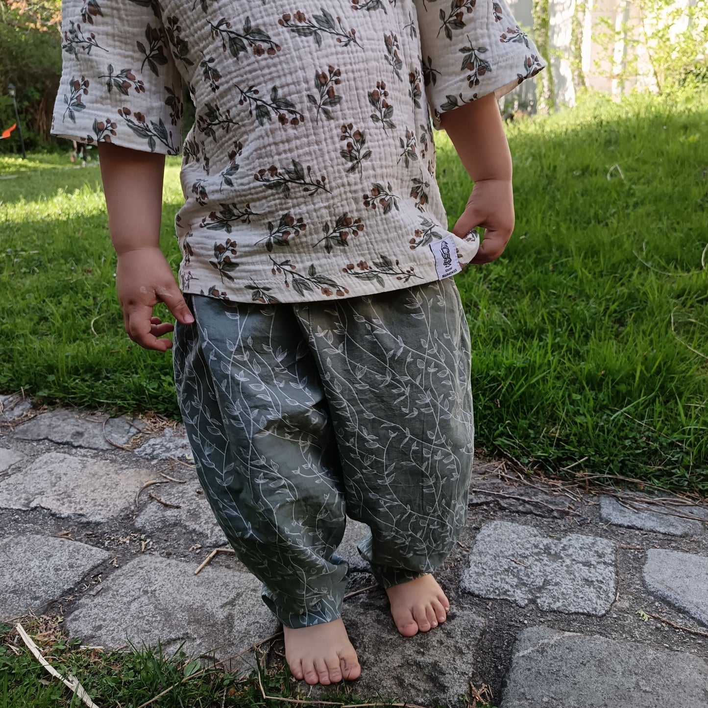 Barrel Pants "Nilo" Gr. 74 - 164 (individuelle Stoffauswahl)