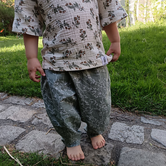 Barrel Pants "Nilo" Gr. 74 - 164 (individuelle Stoffauswahl)