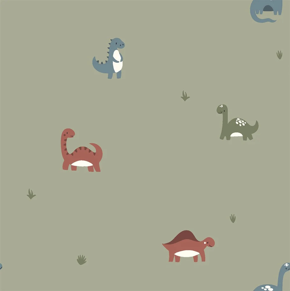 Baumwolljersey "Dinos - salbei"