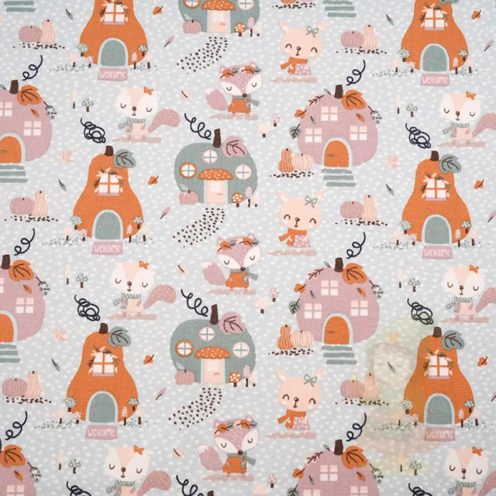 STOFFONKEL Bio-Jersey ’Sweet Home’ - 0,5m