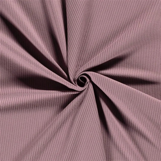 Waffeljersey uni - altrosa - 0,5m
