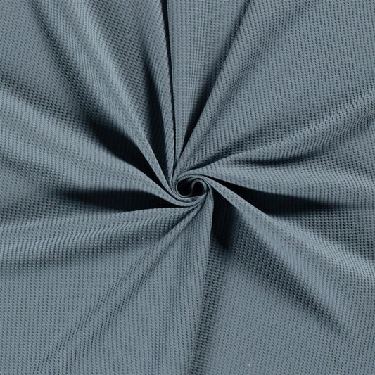 Waffeljersey UNI - indigo - 0,5m
